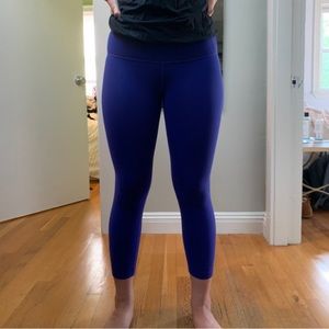 Blue Lululemon Leggings